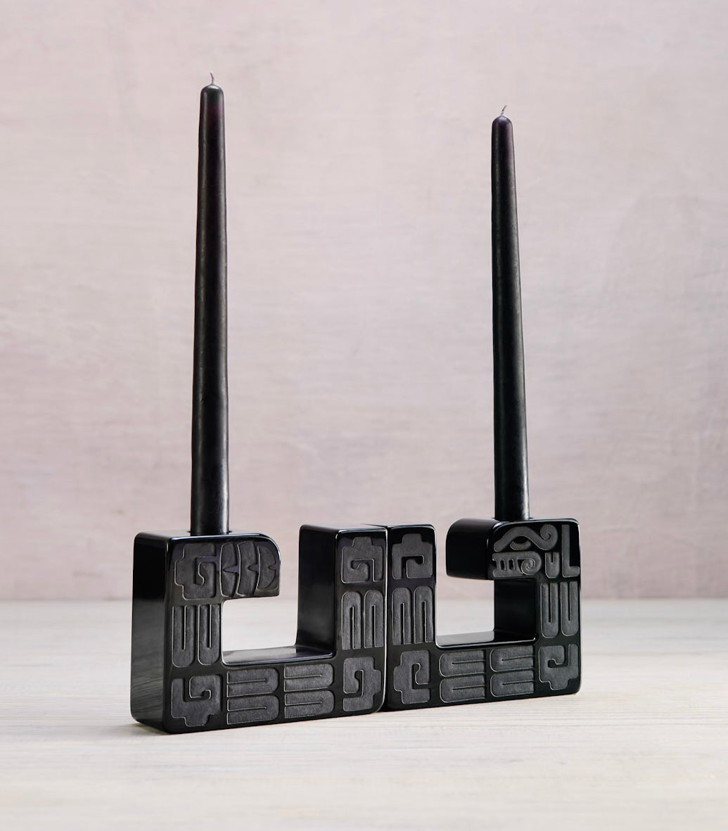 Coatl Candleholder (set of 2)