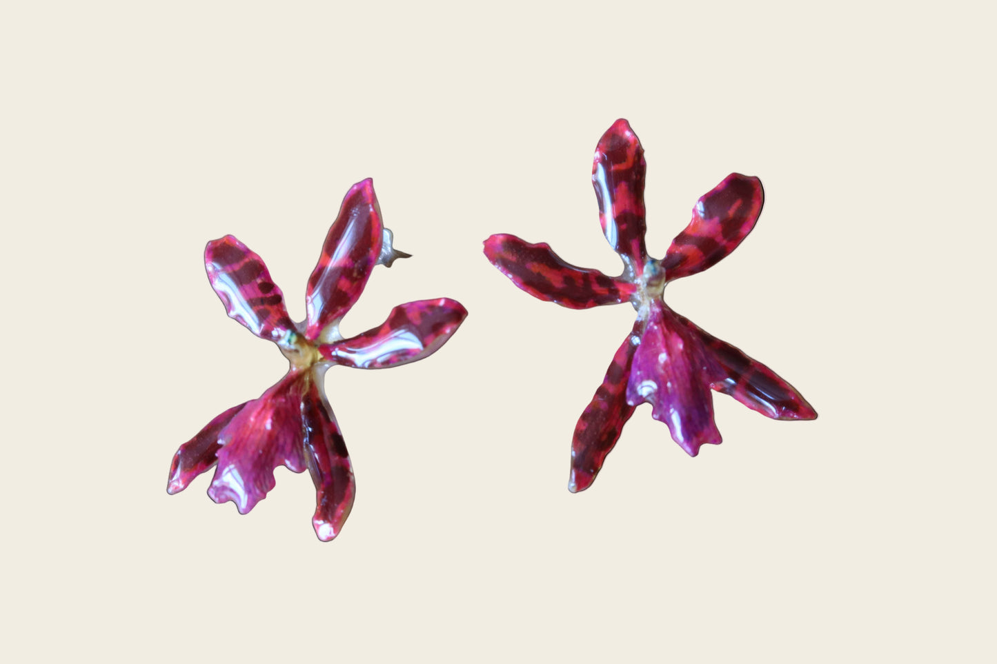Magenta Pantera Earrings