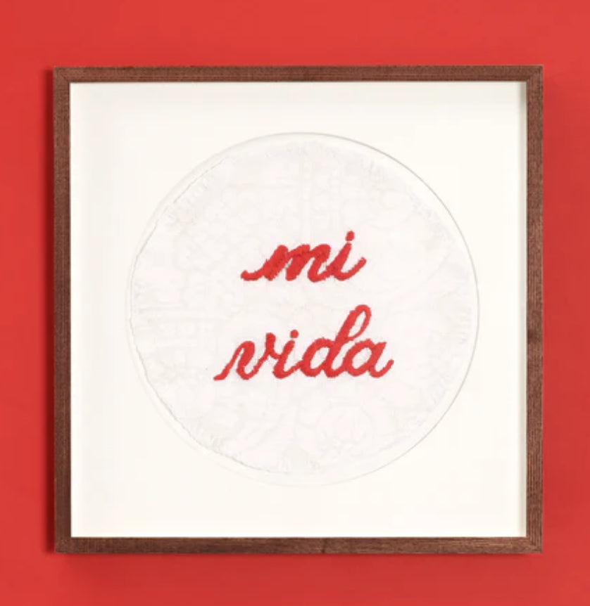 STUDIO AFUERA “Mi Vida” Wall Hanging Framed
