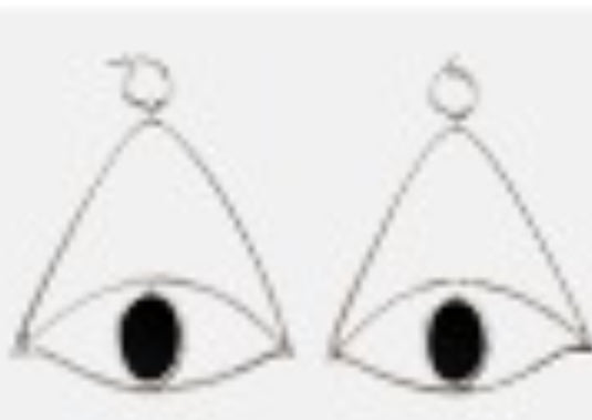 MOONSET Ónix Eyes Earrings