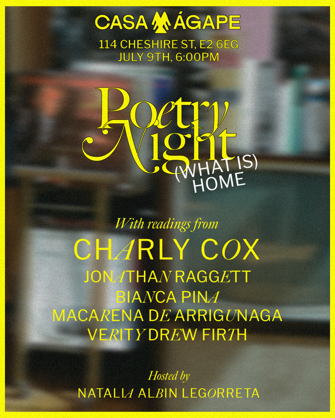 (WHAT IS) HOME: A POETRY NIGHT