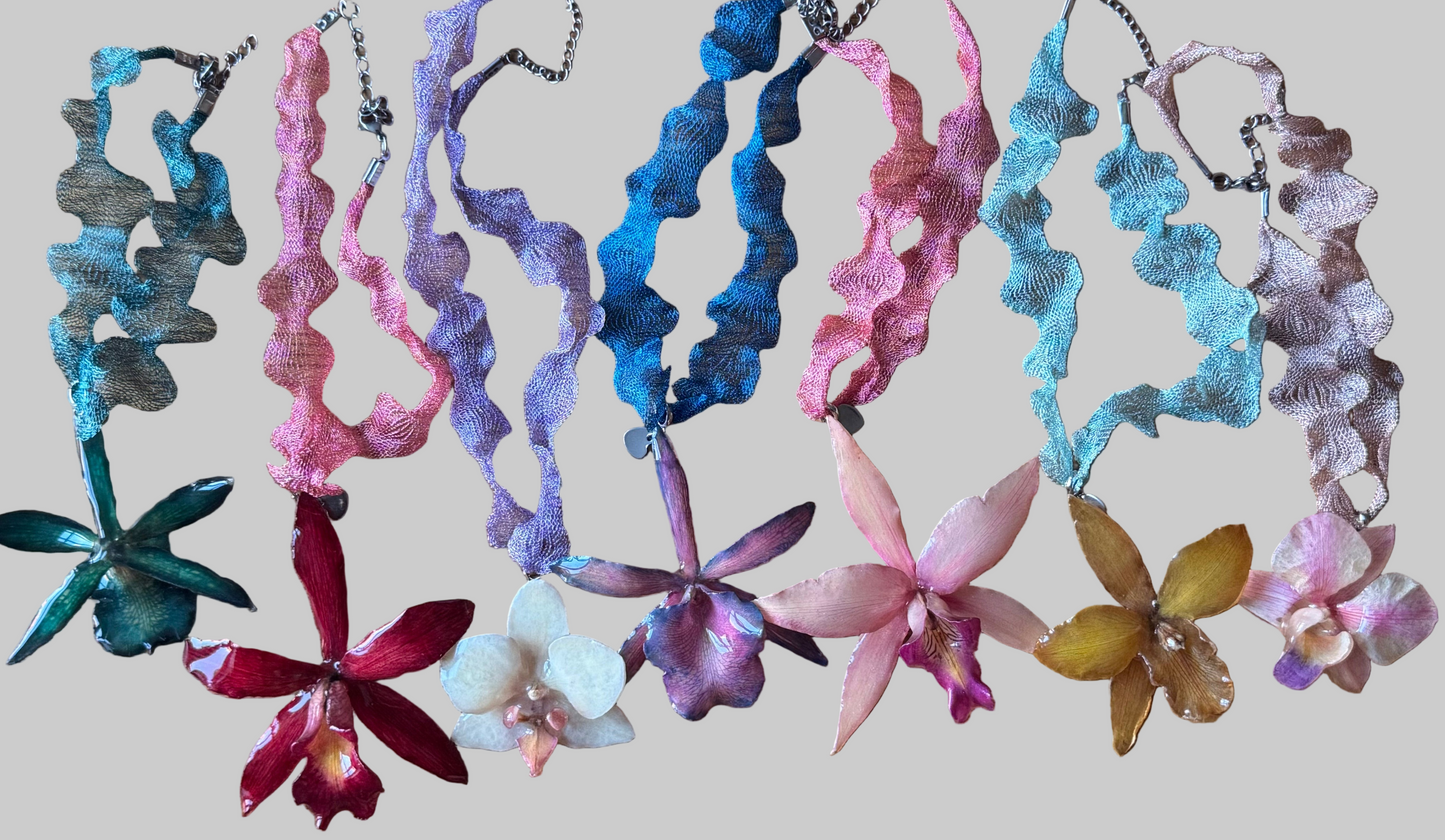 Blue/Lila Medium Necklace