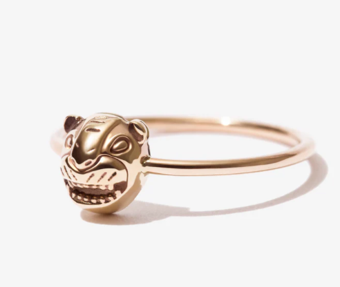 Jaguar Solitary Ring