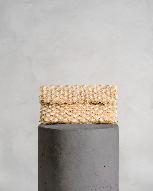 Seashell Clutch - Gold