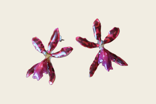 Magenta Pantera Earrings