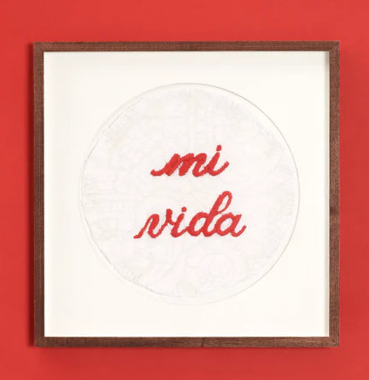 STUDIO AFUERA “Mi Vida” Wall Hanging Framed