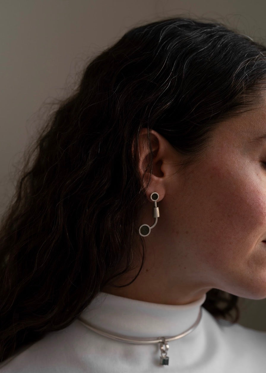 Dos Piedras Earrings