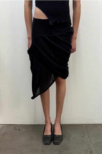 Zigzag Midi Skirt