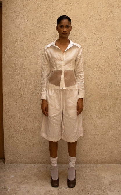 Women’s Linen Organza Shirt