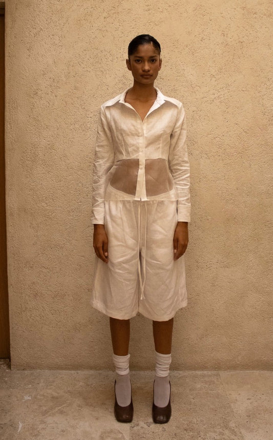 Women’s Linen Organza Shirt