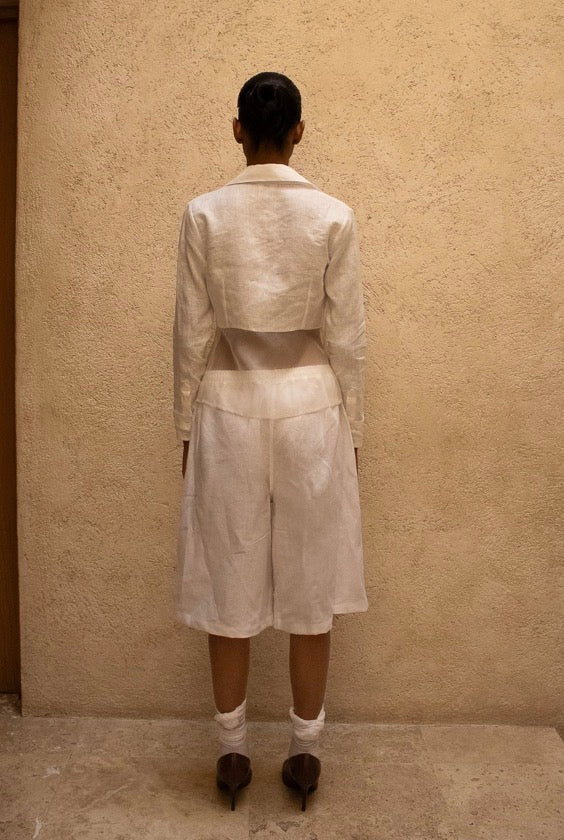 Women’s Linen Organza Shirt