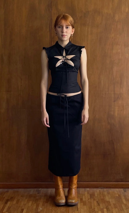 Angel Star Top Black