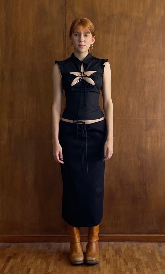 Angel Star Top Black