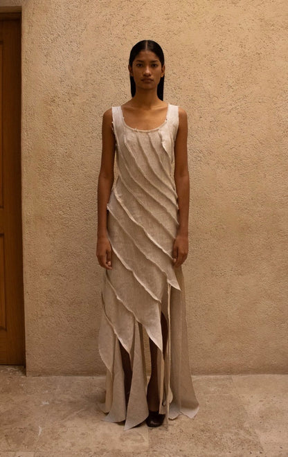 Linen Twirl Dress