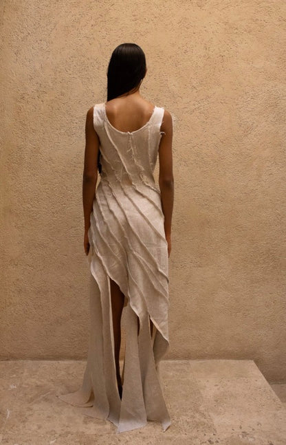 Linen Twirl Dress