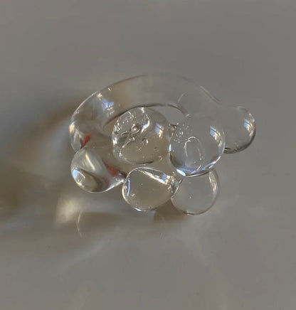 Bubbles Clear Ring