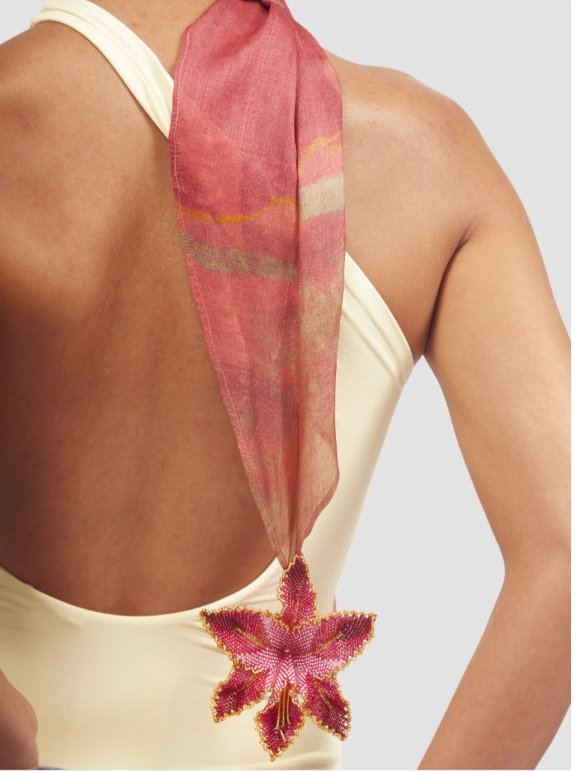 Nodosa Silk Mini Scarf