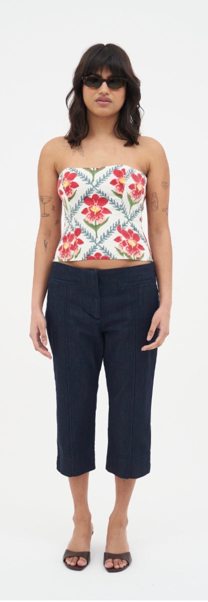 Mendelii Block Print Top