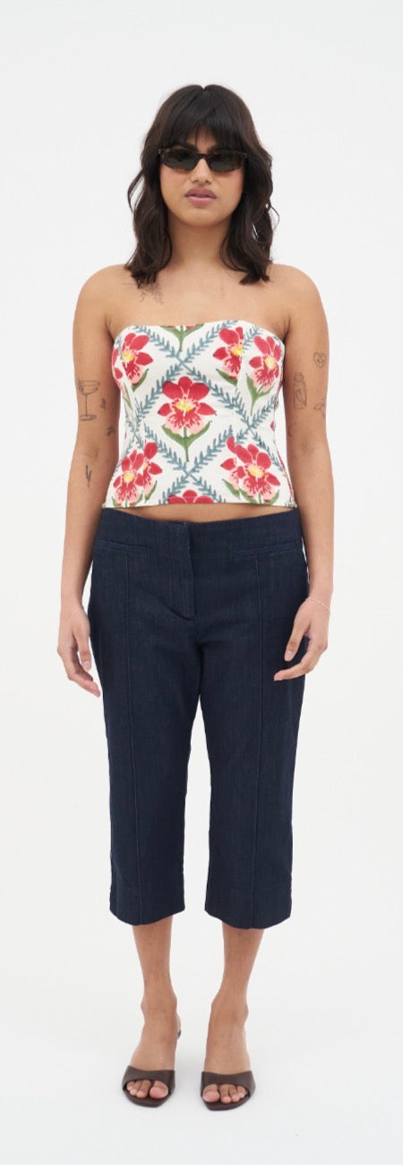 Mendelii Block Print Top