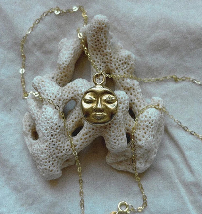 Lah Moon Face Pendant