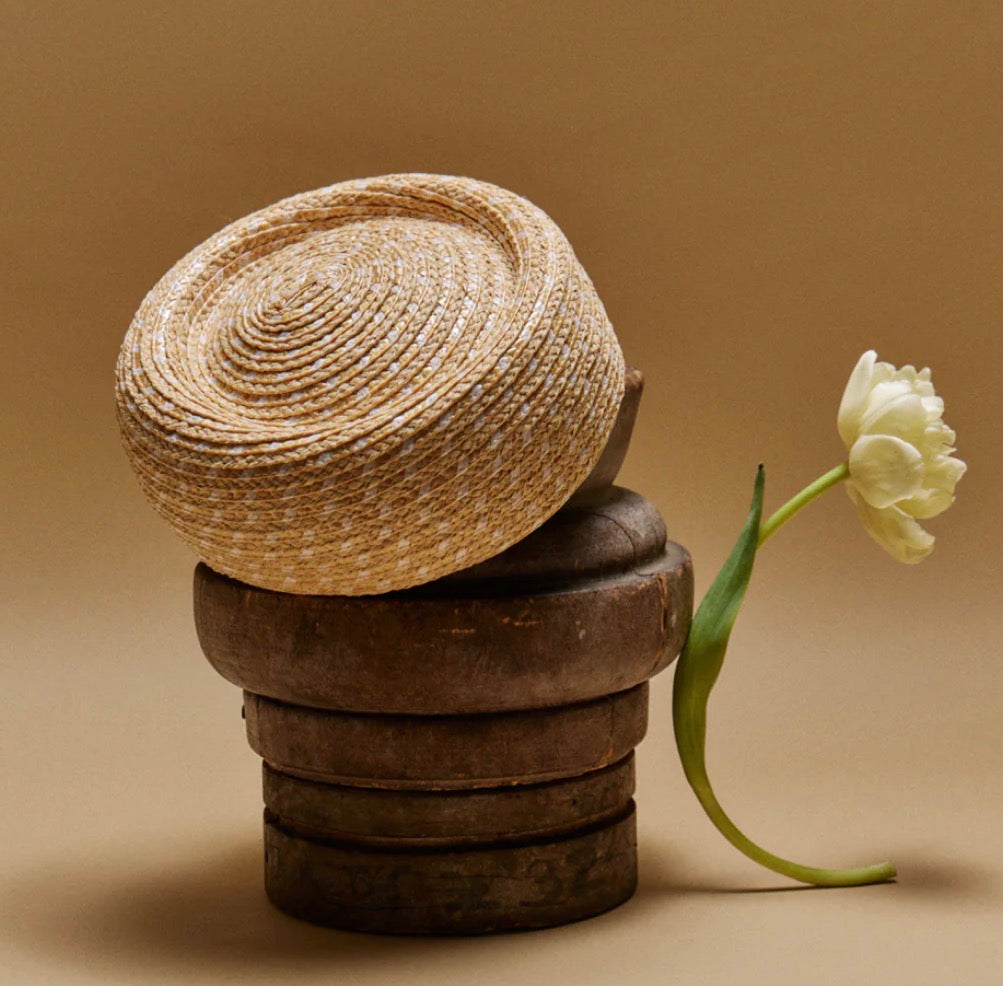 Jackie Pillbox Raffia