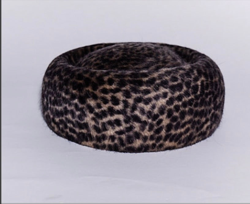 Jackie Pillbox Cheetah Print