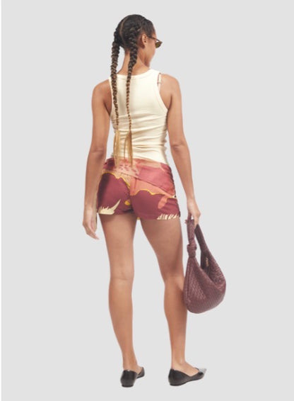 Nodosa | Silk Mini Pareo- Style Skort