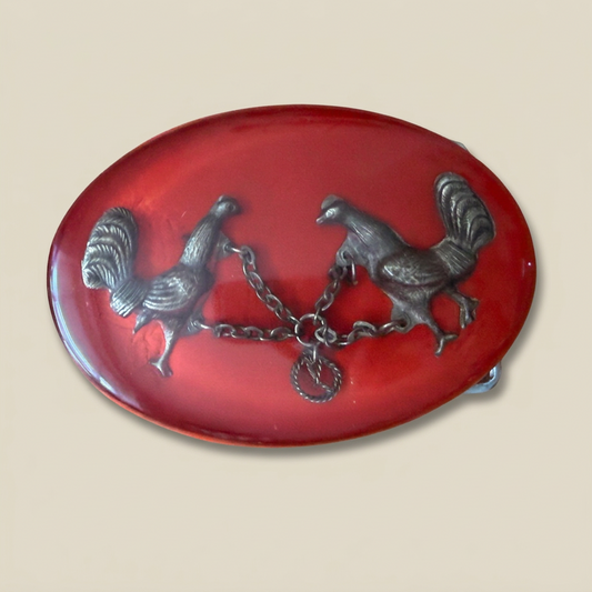 “Dos Gallos ” Buckle Belt