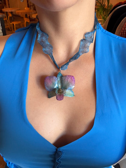 Blue/Lila Medium Necklace