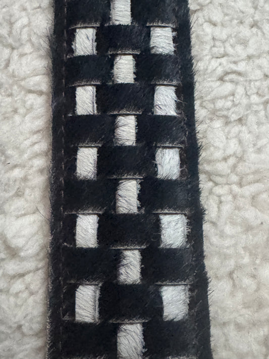 Hairy Leather Belt