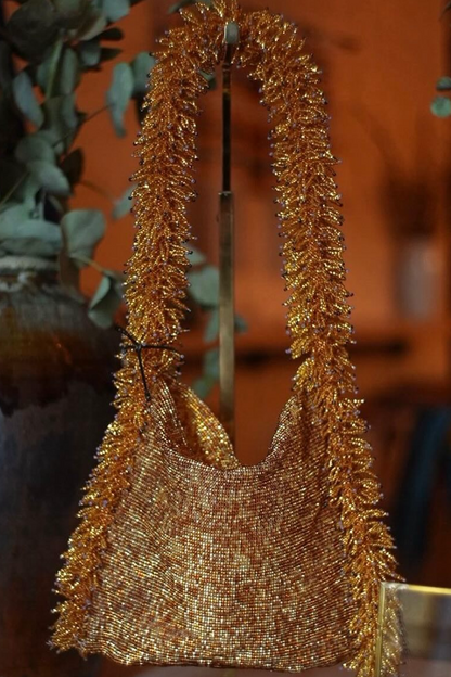 Camila Golden Bag
